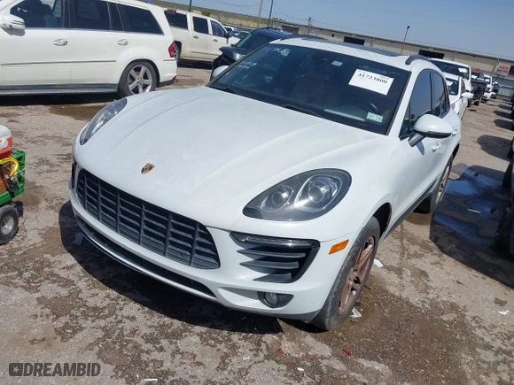 2017 Porsche Macan with VIN WP1AA2A57HLB08082, listed as a IAAI auction lot 41723800 with 1 mi miles. Bid and sale history available at carsss.com. Image 17.