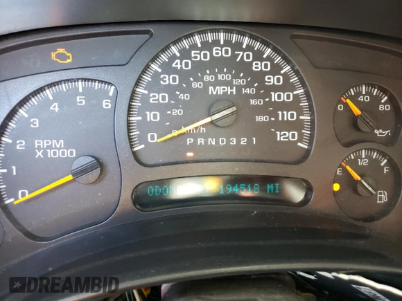 2006 Chevrolet Avalanche LT with VIN 3GNEC12Z86G126293, listed as a Copart auction lot 60950884 with 194,518 mi miles and Salvage Title. Bid and sale history available at DreamBid. Image 9.