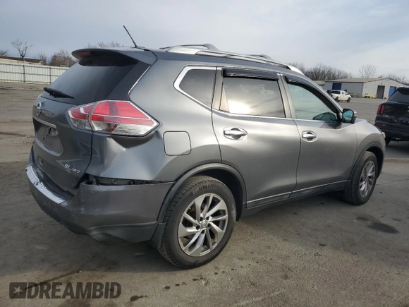 2015 Nissan Rogue SL with VIN 5N1AT2MV3FC914694, listed as a Copart auction lot 50676605 with 131,466 mi miles and Salvage Title. Bid and sale history available at carsss.com. Image 3.