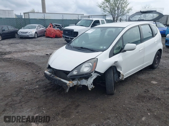 2013 Honda Fit with VIN JHMGE8H36DC022455, listed as a IAAI auction lot 41955605 with 172,471 mi miles. Bid and sale history available at carsss.com. Image 6.