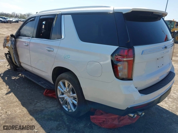 2023 Chevrolet Tahoe High Country with VIN 1GNSKTKL8PR107273, listed as a IAAI auction lot 39659700 with 31,085 mi miles. Bid and sale history available at carsss.com. Image 3.