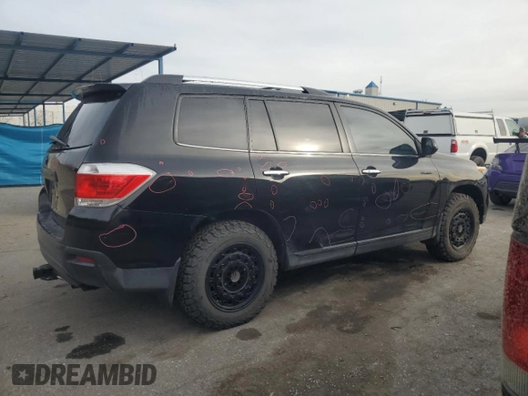 2012 Toyota Highlander Limited with VIN 5TDDK3EH9CS110297, listed as a Copart auction lot 48595825 with 173,939 mi miles and Salvage Title. Bid and sale history available at carsss.com. Image 3.