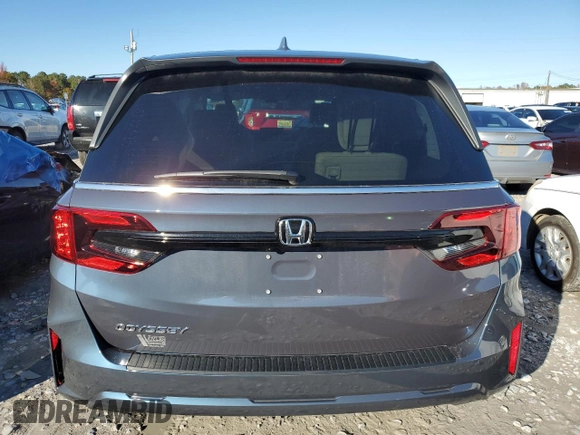2025 Honda Odyssey EX-L with VIN 5FNRL6H68SB010600, listed as a Copart auction lot 84069294 with Not Provided miles and Salvage Title. Bid and sale history available at carsss.com. Image 6.