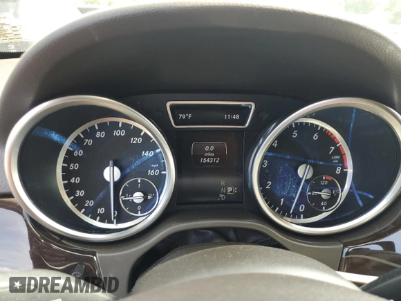 2014 Mercedes-Benz M 350 with VIN 4JGDA5HB7EA376418, listed as a Copart auction lot 60919825 with 154,312 mi miles and Salvage title. Bid and sale history available at DreamBid. Image 9.