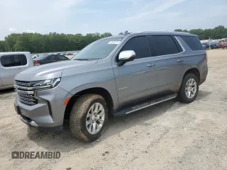 2021 Chevrolet Tahoe Premier z VIN 1GNSCSKD4MR363356, wystawiony jako Copart lot #59930015 z przebiegiem 82 313 mil mil oraz Szkoda całkowita • Salvage title. Historia ofert i sprzedaży dostępna na DreamBid. Obrazek 1.