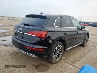 2021 Audi Q5 Premium with VIN WA1AAAFY3M2129651, listed as a Copart auction lot 58509405 with 23,567 mi miles and Clean title. Bid and sale history available at DreamBid. Image 3.
