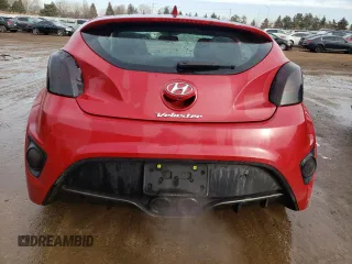 2014 Hyundai Veloster Turbo with VIN KMHTC6AE0EU201149, listed as a Copart auction lot 42345705 with 94,610 mi miles and Salvage Title. Bid and sale history available at carsss.com. Image 6.