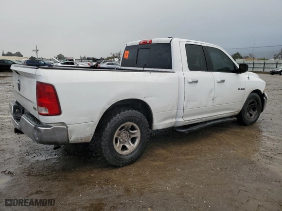 2010 Dodge Ram 1500 SLT with VIN 1D7RB1GP0AS182224, listed as a Copart auction lot 44581735 with 207,531 mi miles and Salvage Title. Bid and sale history available at carsss.com. Image 3.