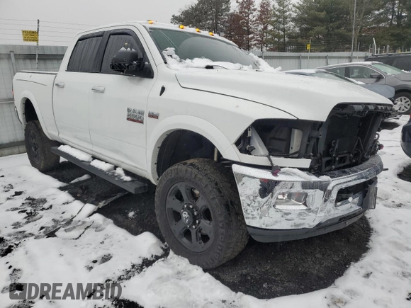 2018 Ram 2500 Laramie with VIN 3C6UR5FJ8JG173113, listed as a Copart auction lot 84708244 with 72,155 mi miles and Salvage title. Bid and sale history available at DreamBid. Image 4.