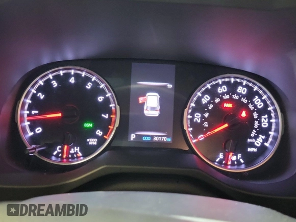 2019 Toyota RAV4 LE with VIN 2T3G1RFV8KW047780, listed as a IAAI auction lot 42663605 with 30,169 mi miles and . Bid and sale history available at DreamBid. Image 1.