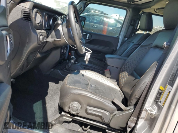 2021 Jeep Wrangler Unlimited Sahara High Altitude с VIN 1C4HJXEG2MW620527, выставлен на аукционе Copart как лот 72848894 с пробегом 65 598 миль миль и Списание • Salvage title. История ставок и продаж доступна на DreamBid. Изображение 7.