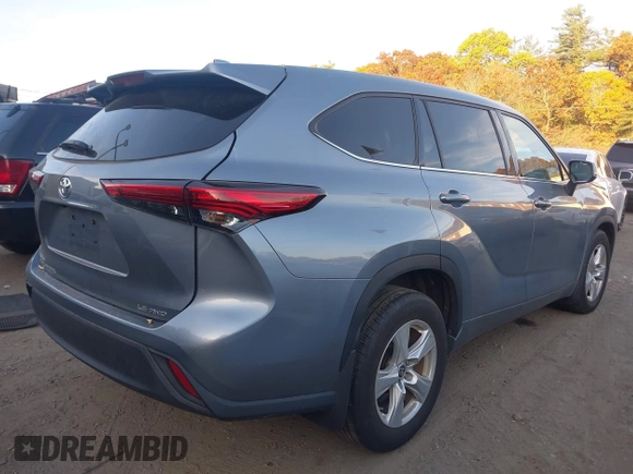 2020 Toyota Highlander LE with VIN 5TDBZRBH0LS019638, listed as a IAAI auction lot 40786491 with 46,798 mi miles and . Bid and sale history available at DreamBid. Image 4.