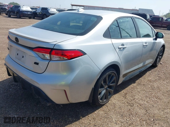 2023 Toyota Corolla SE with VIN 5YFS4MCE2PP154818, listed as a IAAI auction lot 41921228 with 37,582 mi miles and . Bid and sale history available at DreamBid. Image 4.