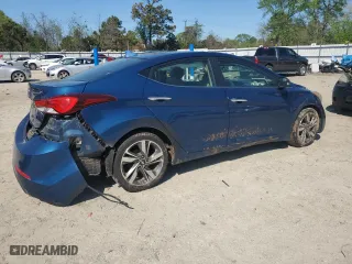 2014 Hyundai Elantra SE with VIN KMHDH4AE0EU145532, listed as a Copart auction lot 52524805 with 180,010 mi miles and Clean Title. Bid and sale history available at carsss.com. Image 3.