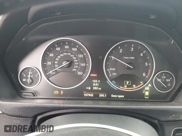 2014 BMW 3 Series 328d xDrive with VIN WBA3D5C53EKX96094, listed as a Copart auction lot 45795245 with 167,642 mi miles and Salvage Title. Bid and sale history available at carsss.com. Image 9.