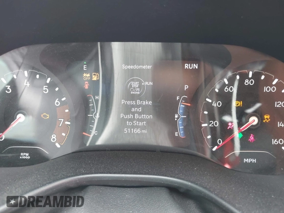 2023 Jeep Compass (RED) Edition with VIN 3C4NJDCN4PT524802, listed as a IAAI auction lot 42424455 with 51,166 mi miles and . Bid and sale history available at DreamBid. Image 7.