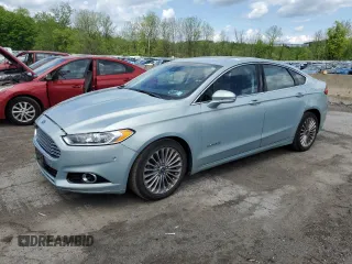 2013 Ford Fusion Titanium Hybrid with VIN 3FA6P0RU5DR354443, listed as a Copart auction lot 55797805 with 147,213 mi miles and Salvage Title. Bid and sale history available at DreamBid. Image 1.