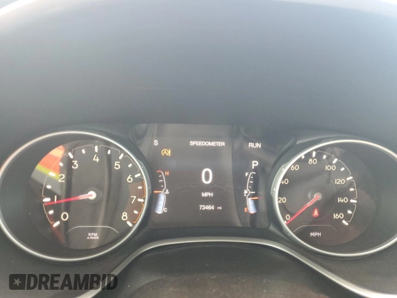 2018 Jeep Compass Altitude z VIN 3C4NJCBB7JT327535, wystawiony jako Copart lot #52670505 z przebiegiem 73 464 mil mil oraz Szkoda całkowita • Salvage title. Historia ofert i sprzedaży dostępna na DreamBid. Obrazek 9.
