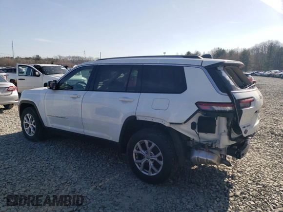 2021 Jeep Grand Cherokee Limited z VIN 1C4RJKBG1M8122237, wystawiony jako Copart lot #45899505 z przebiegiem 69 022 mil mil oraz Szkoda całkowita • Salvage title. Historia ofert i sprzedaży dostępna na DreamBid. Obrazek 2.