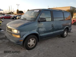 2000 Chevrolet Astro with VIN 1GNDM19W7YB189417, listed as a Copart auction lot 85168314 with 107,327 mi miles and Salvage Title. Bid and sale history available at carsss.com. Image 1.
