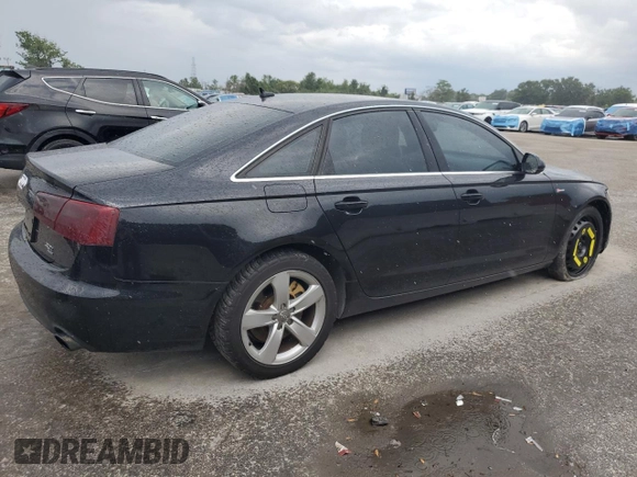 2012 Audi A6 Premium Plus with VIN WAUGGAFC4CN148934, listed as a Copart auction lot 56935325 with 113,050 mi miles and Non repairable. Bid and sale history available at DreamBid. Image 3.