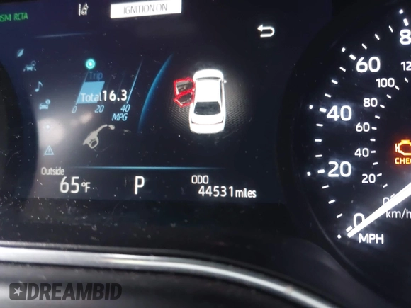 2019 Toyota Avalon XLE with VIN 4T1BZ1FB2KU030640, listed as a IAAI auction lot 41849810 with 44,531 mi miles. Bid and sale history available at carsss.com. Image 15.