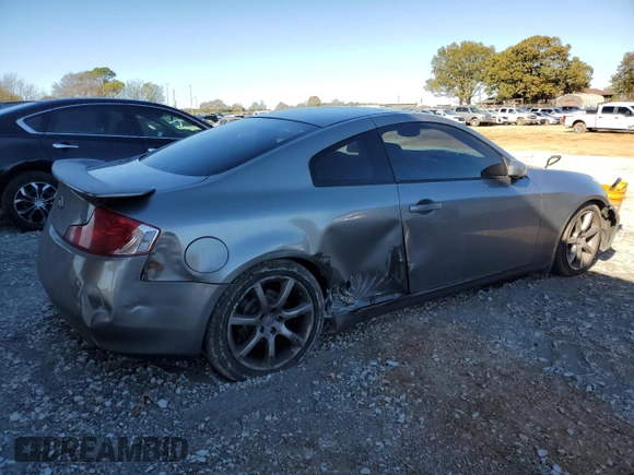 2004 Infiniti G35 Coupe w/Leather with VIN JNKCV54E44M827899, listed as a Copart auction lot 81534144 with 215,637 mi miles and Salvage Title. Bid and sale history available at carsss.com. Image 3.