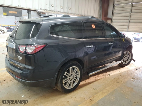 2015 Chevrolet Traverse LT with VIN 1GNKRGKD0FJ150496, listed as a Copart auction lot 84808304 with 155,277 mi miles and Salvage Title. Bid and sale history available at carsss.com. Image 3.