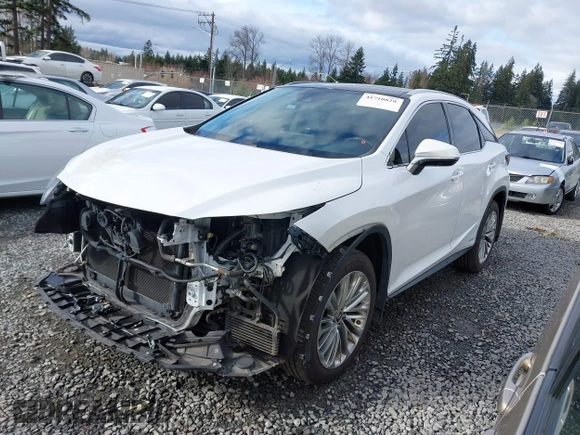 2020 Lexus RX with VIN 2T2JGMDA1LC045951, listed as a IAAI auction lot 41710829 with 52,320 mi miles. Bid and sale history available at carsss.com. Image 15.