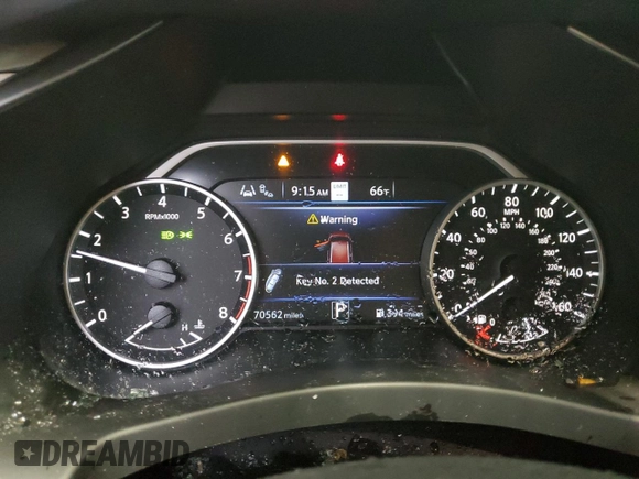 2019 Nissan Murano SL with VIN 5N1AZ2MS9KN130362, listed as a Copart auction lot 51169965 with 70,562 mi miles and Salvage Title. Bid and sale history available at DreamBid. Image 9.