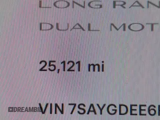 2023 Tesla Model Y Long Range z VIN 7SAYGDEE6PA061228, wystawiony jako IAAI lot #41371547 z przebiegiem 25 121 mil mil oraz . Historia ofert i sprzedaży dostępna na DreamBid. Obrazek 7.