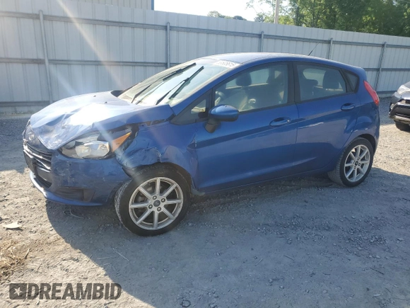 2019 Ford Fiesta SE with VIN 3FADP4EJ9KM128149, listed as a Copart auction lot 53608615 with 101,324 mi miles and Salvage title. Bid and sale history available at DreamBid. Image 1.