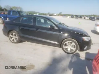 2017 Audi A3 Sedan Premium with VIN WAUB8GFF0H1017955, listed as a Copart auction lot 50989414 with 45,566 mi miles and Salvage Title. Bid and sale history available at carsss.com. Image 4.
