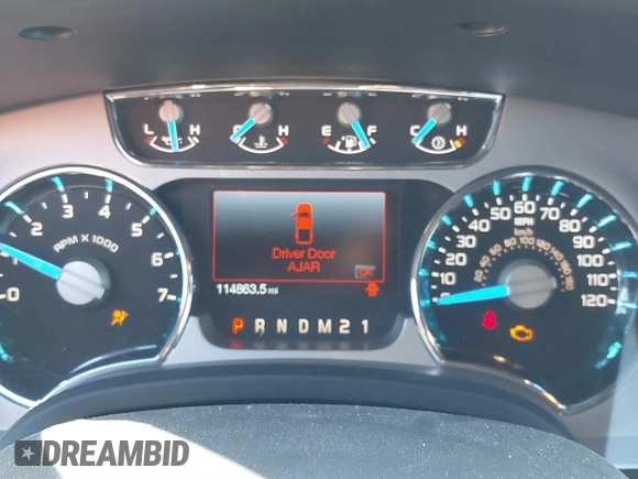 2014 Ford F-150 XL with VIN 1FTFW1CT5EFA75902, listed as a IAAI auction lot 41422814 with 114,863 mi miles and . Bid and sale history available at DreamBid. Image 7.