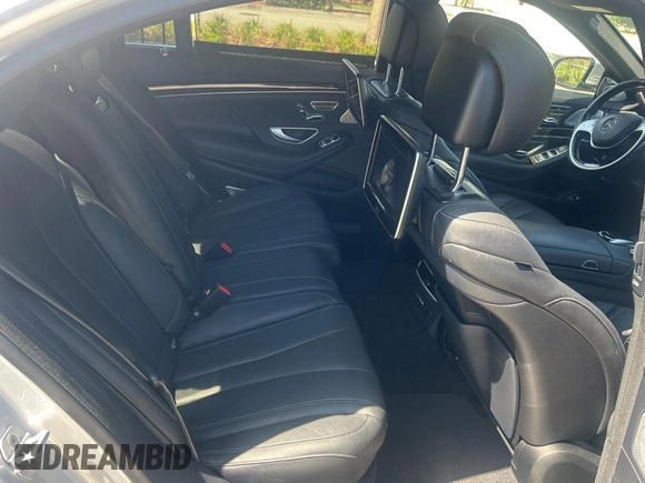 2017 Mercedes-Benz S 550 with VIN WDDUG8FB4HA317568, listed as a Copart auction lot 54989555 with 43,309 mi miles and Salvage Title. Bid and sale history available at carsss.com. Image 6.