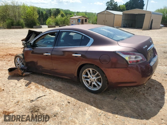 2014 Nissan Maxima 3.5 S with VIN 1N4AA5AP0EC456330, listed as a Copart auction lot 52114855 with 187,471 mi miles and Salvage Title. Bid and sale history available at carsss.com. Image 2.