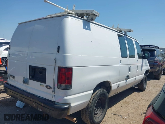 2013 Ford Econoline Cargo Commercial with VIN 1FTNE1EW1DDA62354, listed as a IAAI auction lot 41988842 with 118,614 mi miles and . Bid and sale history available at carsss.com. Image 4.