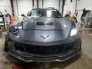 2017 Chevrolet Corvette Grand Sport 2LT with VIN 1G1YY2D72H5118623, listed as a Copart auction lot 57045665 with 23,711 mi miles and Salvage title. Bid and sale history available at DreamBid. Image 5.