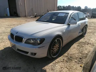 2006 BMW 7 Series 750Li with VIN WBAHN83546DT28627, listed as a IAAI auction lot 41177665 with 1 mi miles. Bid and sale history available at carsss.com. Image 18.