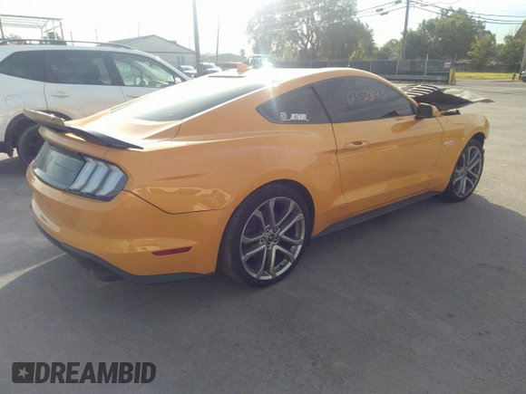2022 Ford Mustang GT with VIN 1FA6P8CF0N5108669, listed as a IAAI auction lot 42352843 with 30,598 mi miles and . Bid and sale history available at DreamBid. Image 4.