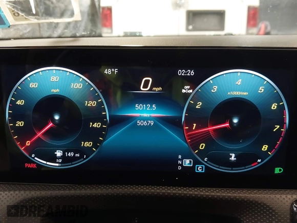 2021 Mercedes-Benz A 220 with VIN W1K3G4FB1MJ292448, listed as a IAAI auction lot 41411406 with 50,679 mi miles and . Bid and sale history available at DreamBid. Image 7.