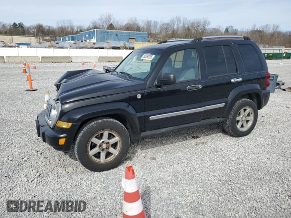 2006 Jeep Liberty Limited with VIN 1J4GL58KX6W138797, listed as a Copart auction lot 50299235 with 129,921 mi miles and Salvage Title. Bid and sale history available at DreamBid. Image 1.
