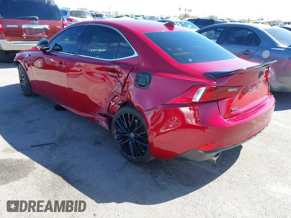 2015 Lexus IS 250 with VIN JTHBF1D2XF5044400, listed as a IAAI auction lot 41605032 with 103,068 mi miles and . Bid and sale history available at DreamBid. Image 3.