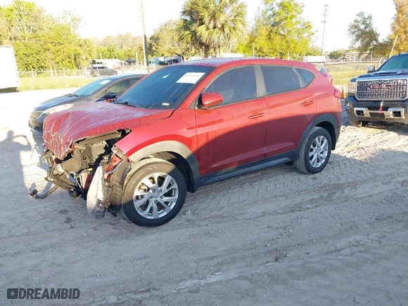 2020 Hyundai Tucson SE with VIN KM8J23A49LU243641, listed as a IAAI auction lot 41794008 with 79,613 mi miles. Bid and sale history available at carsss.com. Image 2.