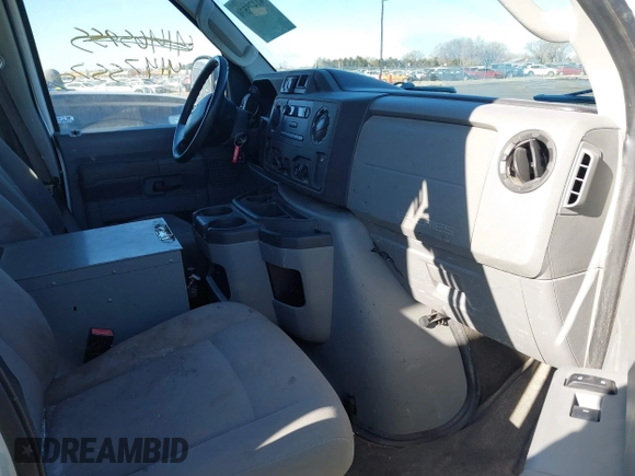 2012 Ford Econoline Cargo Commercial with VIN 1FTNE1EW7CDB34365, listed as a IAAI auction lot 41475570 with 278,883 mi miles and . Bid and sale history available at DreamBid. Image 5.
