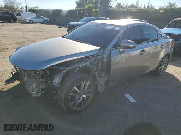 2020 Lexus IS 300 with VIN JTHDA1D25L5107518, listed as a Copart auction lot 87176444 with 20,664 mi miles and Salvage title. Bid and sale history available at DreamBid. Image 1.