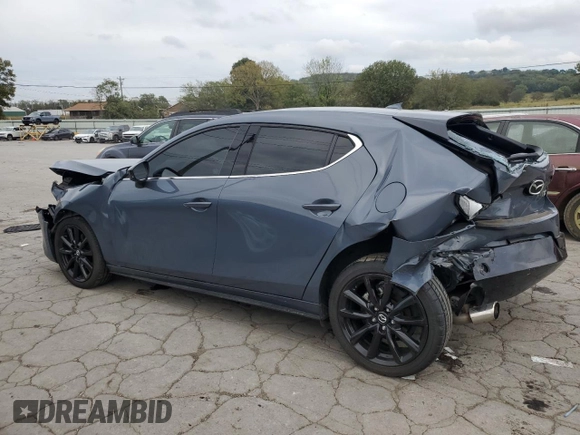 2023 Mazda 3 2.5 Turbo with VIN JM1BPBJY9P1612271, listed as a Copart auction lot 72905584 with 19,544 mi miles and Salvage title. Bid and sale history available at DreamBid. Image 2.