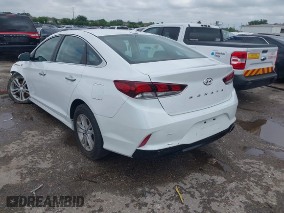 2018 Hyundai Sonata SEL with VIN 5NPE34AF8JH598317, listed as a IAAI auction lot 42214605 with 106,939 mi miles and . Bid and sale history available at carsss.com. Image 3.