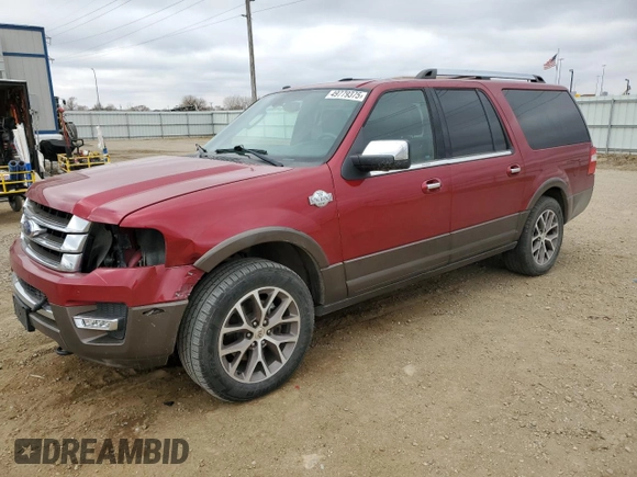 2015 Ford Expedition Max XLT с VIN 1FMJK1JT0FEF47659, выставлен на аукционе Copart как лот 49779375 с пробегом 152 063 миль миль и Списание • Salvage title. История ставок и продаж доступна на DreamBid. Изображение 1.