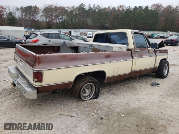 1980 GMC Sonoma z VIN TCL14AS503471, wystawiony jako Copart lot #49612065 z przebiegiem 7028 mil mil oraz Szkody całkowita. Historia ofert i sprzedaży dostępna na DreamBid. Obrazek 3.